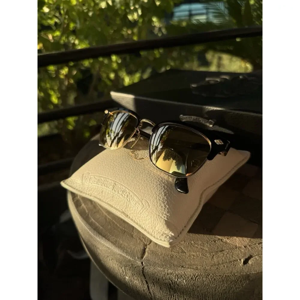 Chrome Hearts TIMMMMBR I Factory 24K Gold Lenses Gold Plated Rare Discontinued
